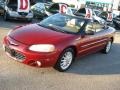 2001 Dark Garnet Red Pearlcoat Chrysler Sebring LXi Convertible  photo #7