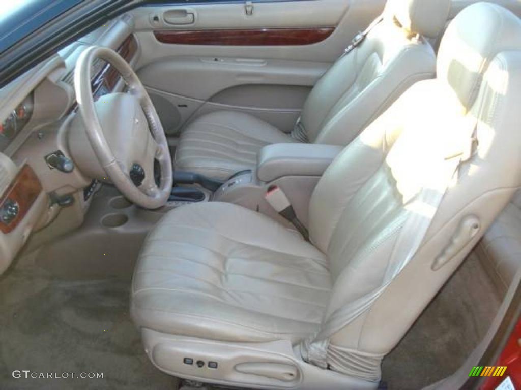 2001 Sebring LXi Convertible - Dark Garnet Red Pearlcoat / Sandstone photo #8