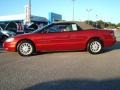 2001 Dark Garnet Red Pearlcoat Chrysler Sebring LXi Convertible  photo #21