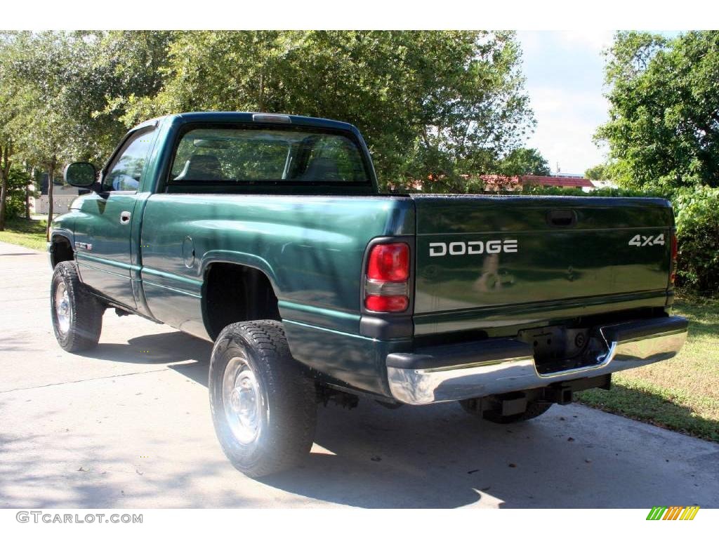 1999 Ram 2500 ST Regular Cab 4x4 - Emerald Green Pearl / Mist Gray photo #8