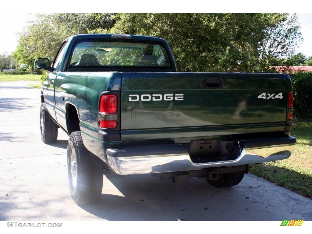 1999 Ram 2500 ST Regular Cab 4x4 - Emerald Green Pearl / Mist Gray photo #69