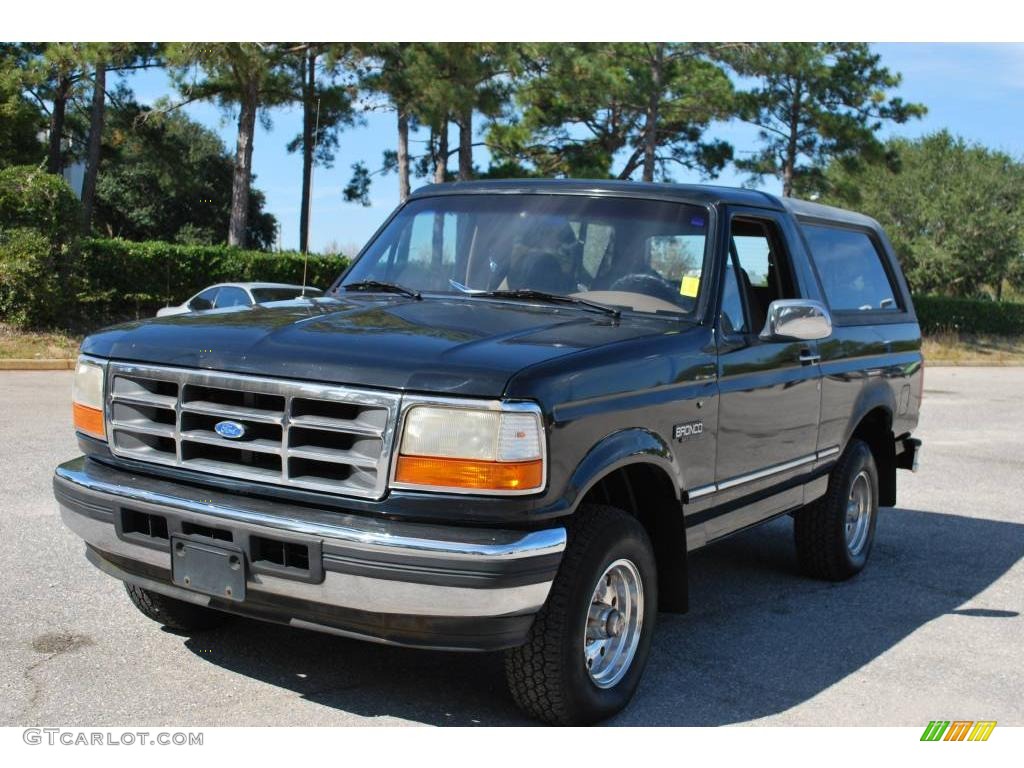 1996 Black Ford Bronco Xlt 4x4 21062588 Gtcarlot Com