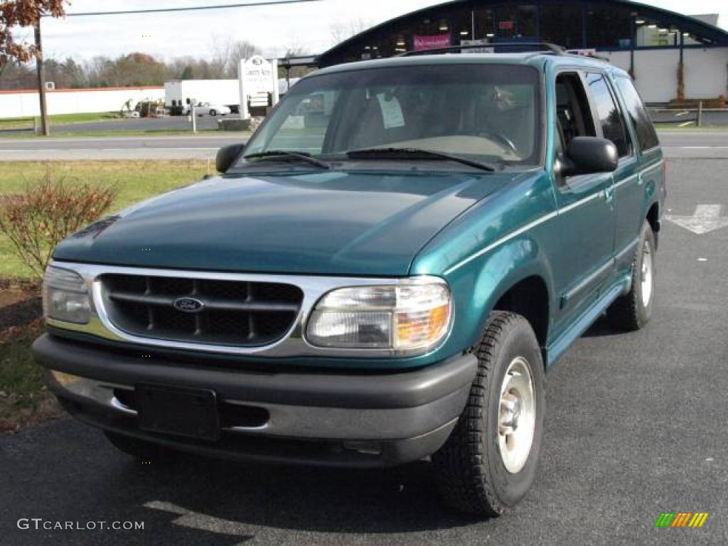 1998 Explorer Limited 4x4 - Pacific Green Metallic / Medium Prairie Tan photo #2