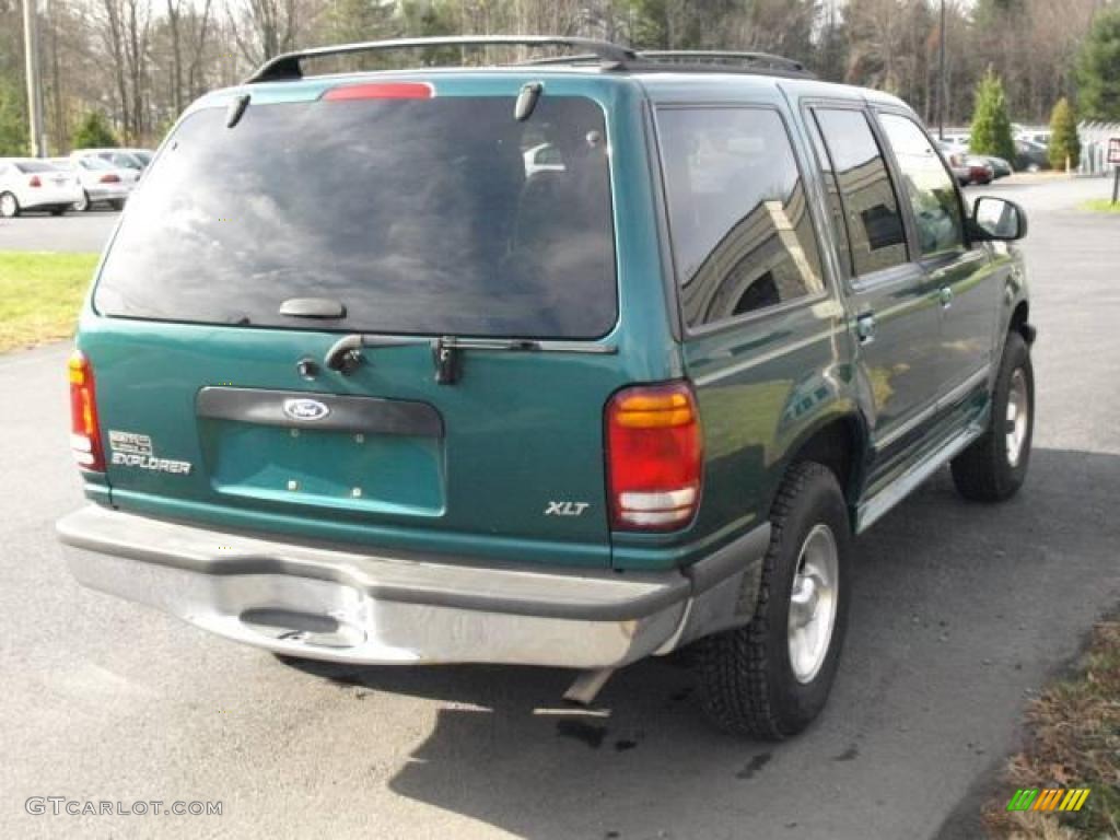 1998 Explorer Limited 4x4 - Pacific Green Metallic / Medium Prairie Tan photo #4