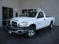 2007 Bright White Dodge Ram 1500 SXT Regular Cab  photo #1