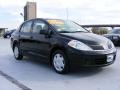 2009 Super Black Nissan Versa 1.8 S Sedan  photo #3