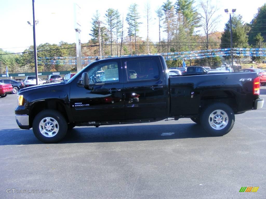 2009 Sierra 2500HD SLT Crew Cab 4x4 - Onyx Black / Ebony photo #23