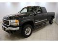 2004 Onyx Black GMC Sierra 2500HD SLT Extended Cab 4x4  photo #3