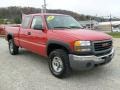 2005 Fire Red GMC Sierra 2500HD Extended Cab 4x4  photo #7