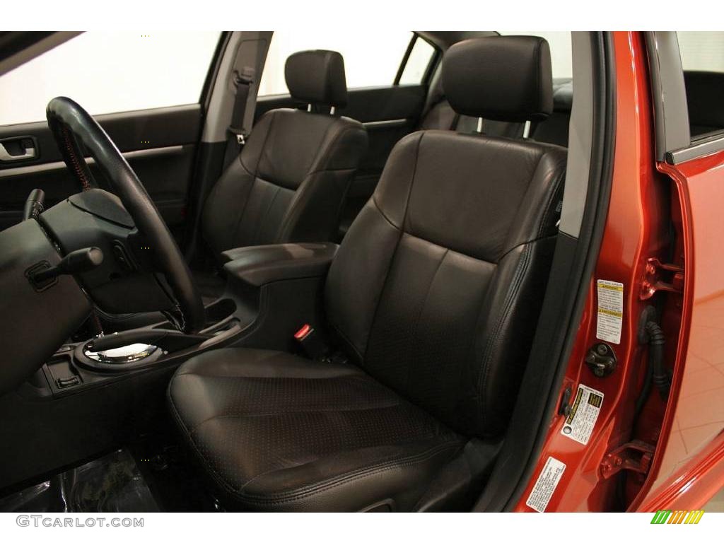 2007 Galant RALLIART - Sunset Orange Pearlescent / Black photo #10