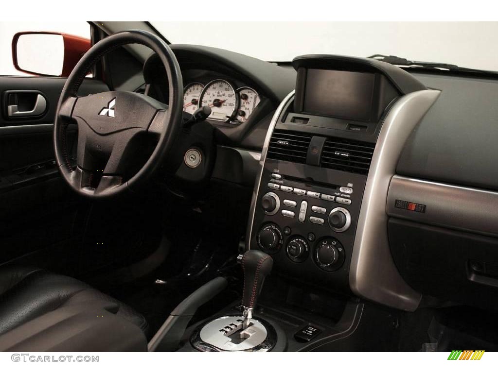 2007 Galant RALLIART - Sunset Orange Pearlescent / Black photo #20