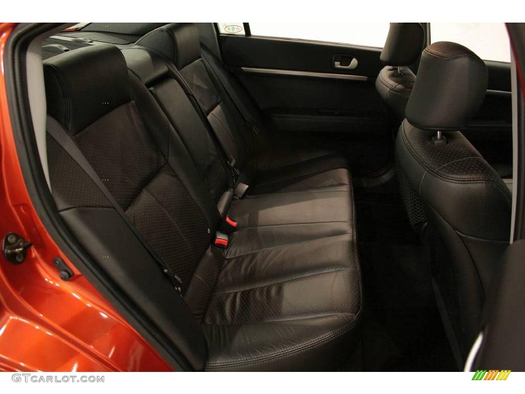 2007 Galant RALLIART - Sunset Orange Pearlescent / Black photo #22