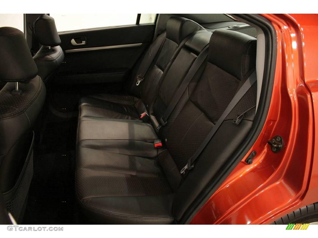 2007 Galant RALLIART - Sunset Orange Pearlescent / Black photo #23