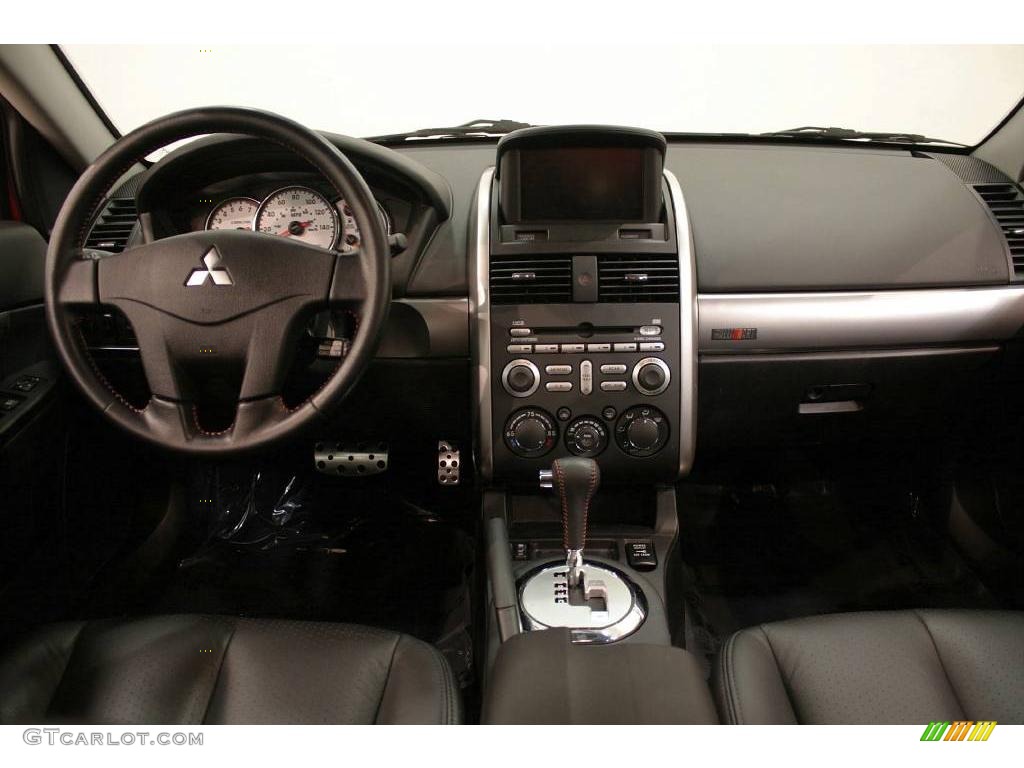 2007 Galant RALLIART - Sunset Orange Pearlescent / Black photo #24