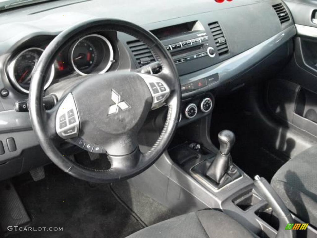 2008 Lancer GTS - Wicked White / Black photo #8