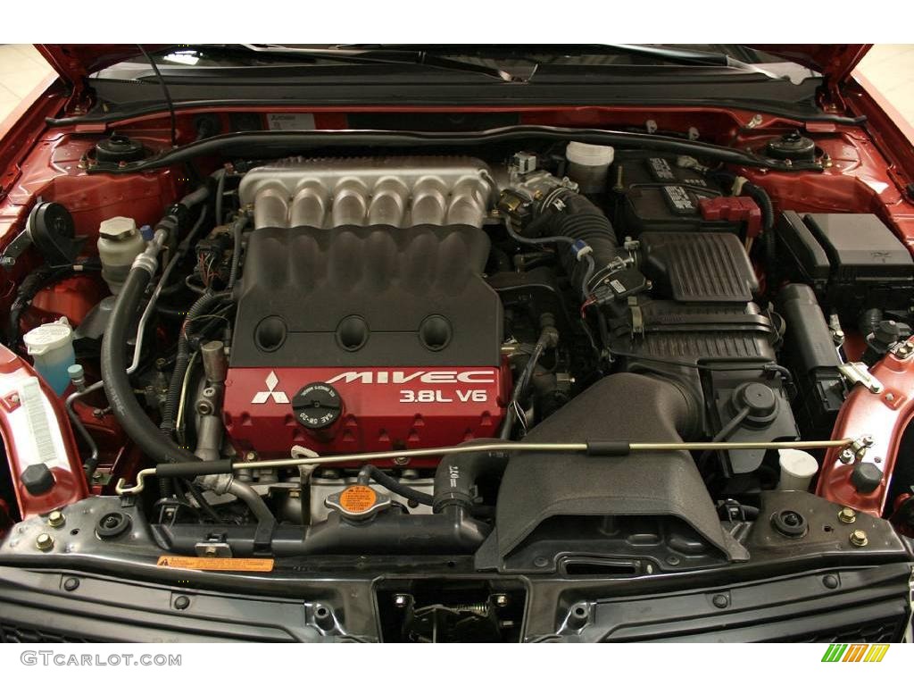 2007 Galant RALLIART - Sunset Orange Pearlescent / Black photo #27
