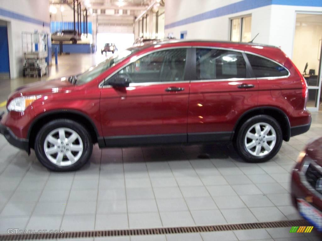 2008 CR-V EX 4WD - Tango Red Pearl / Gray photo #4