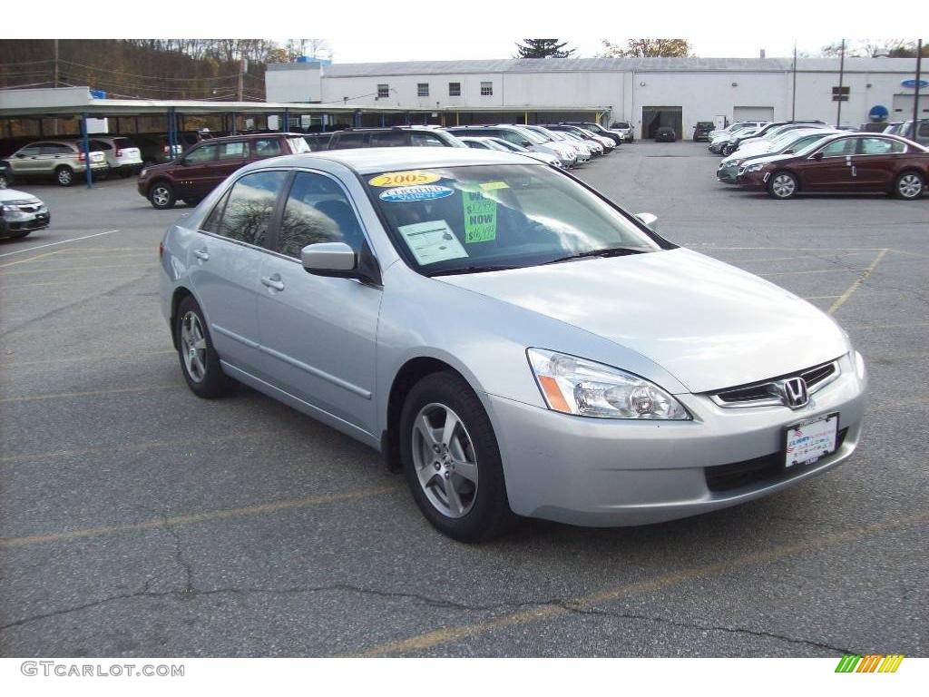 2005 Accord Hybrid Sedan - Silver Frost Metallic / Gray photo #1