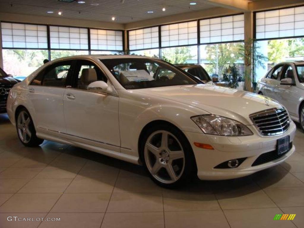 2009 S 550 4Matic Sedan - designo Mystic White / Oyster photo #1