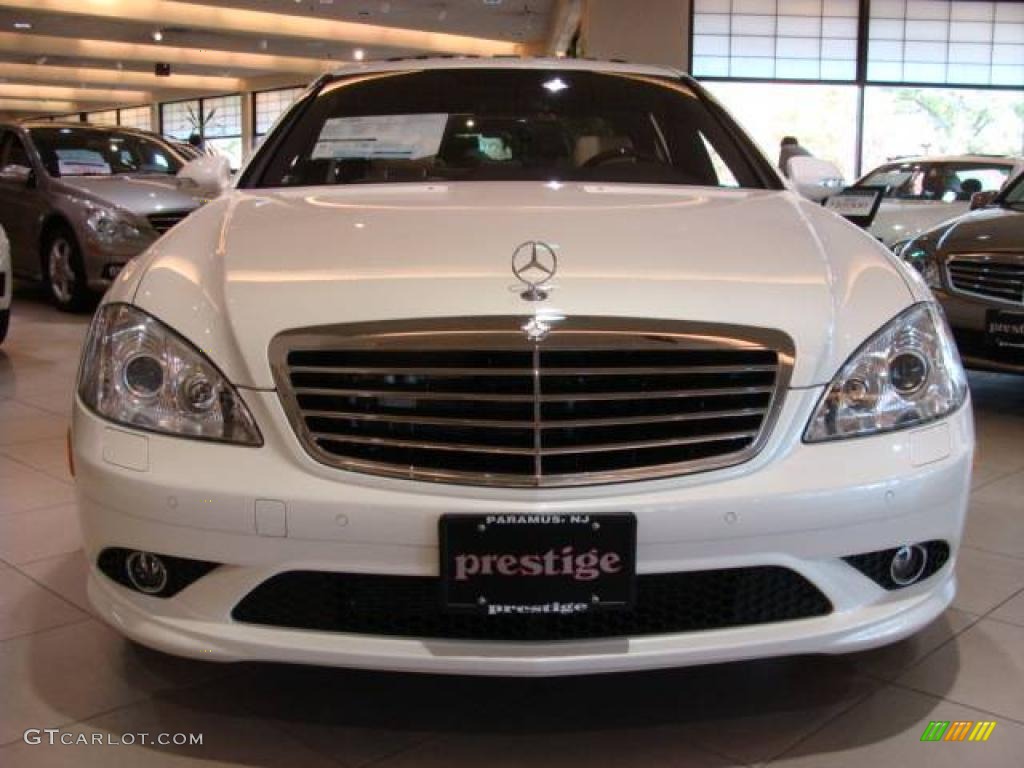 2009 S 550 4Matic Sedan - designo Mystic White / Oyster photo #2