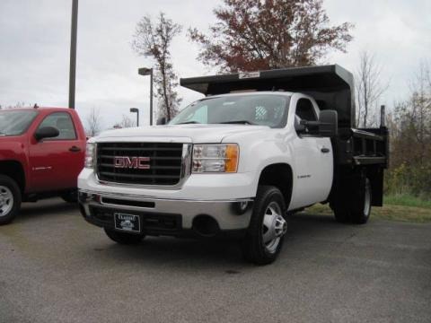 2009 GMC Sierra 3500HD Regular Cab Chassis Dump Truck Data, Info and Specs