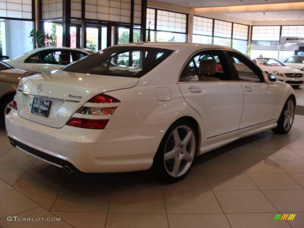 2009 S 550 4Matic Sedan - designo Mystic White / Oyster photo #6