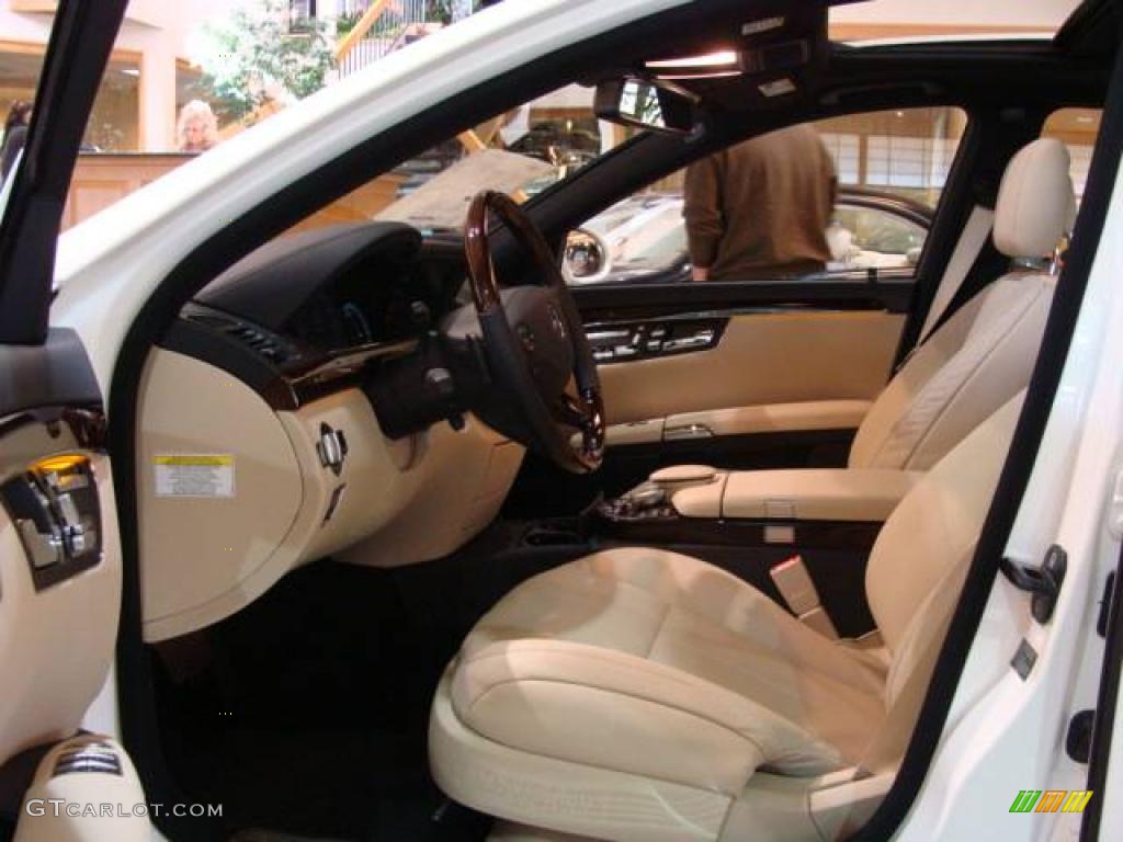 2009 S 550 4Matic Sedan - designo Mystic White / Oyster photo #8