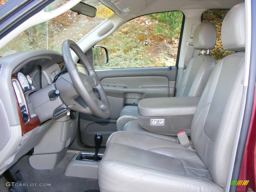 2003 Ram 1500 SLT Quad Cab 4x4 - Dark Garnet Red Pearl / Dark Slate Gray photo #14