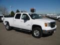 2009 Summit White GMC Sierra 2500HD SLT Crew Cab 4x4  photo #1