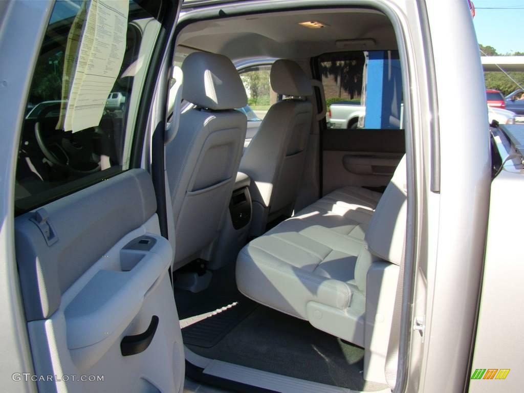 2008 Sierra 1500 SLE Crew Cab 4x4 - Silver Birch Metallic / Light Titanium photo #14