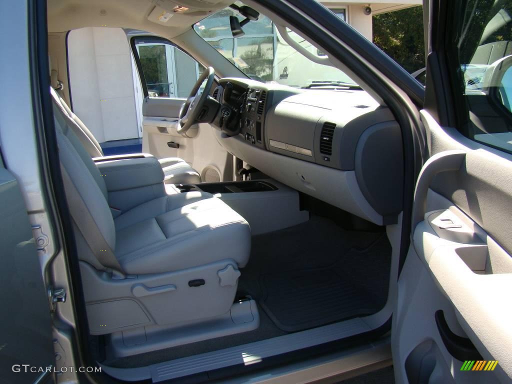 2008 Sierra 1500 SLE Crew Cab 4x4 - Silver Birch Metallic / Light Titanium photo #15