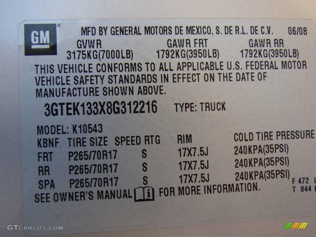 2008 Sierra 1500 SLE Crew Cab 4x4 - Silver Birch Metallic / Light Titanium photo #23