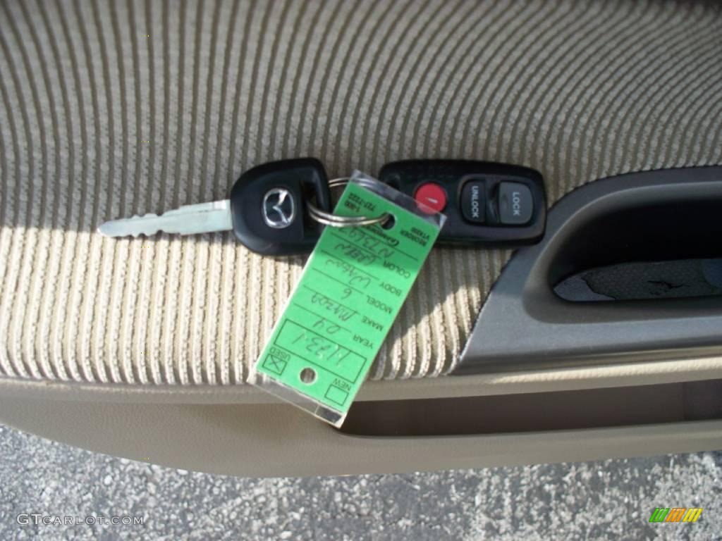 2004 MAZDA6 s Sport Wagon - Pebble Ash Metallic / Beige photo #5