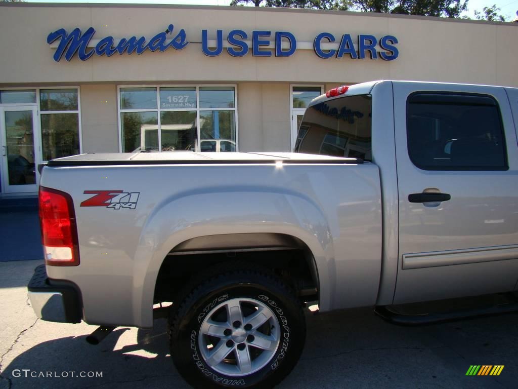2008 Sierra 1500 SLE Crew Cab 4x4 - Silver Birch Metallic / Light Titanium photo #29