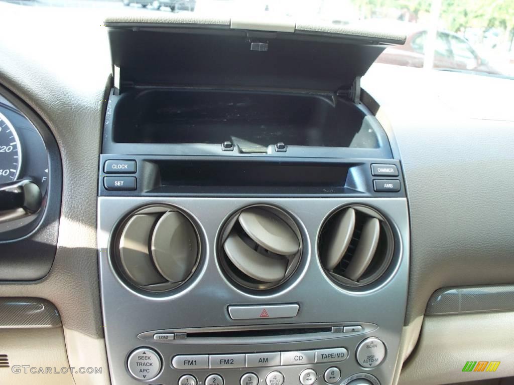2004 MAZDA6 s Sport Wagon - Pebble Ash Metallic / Beige photo #14