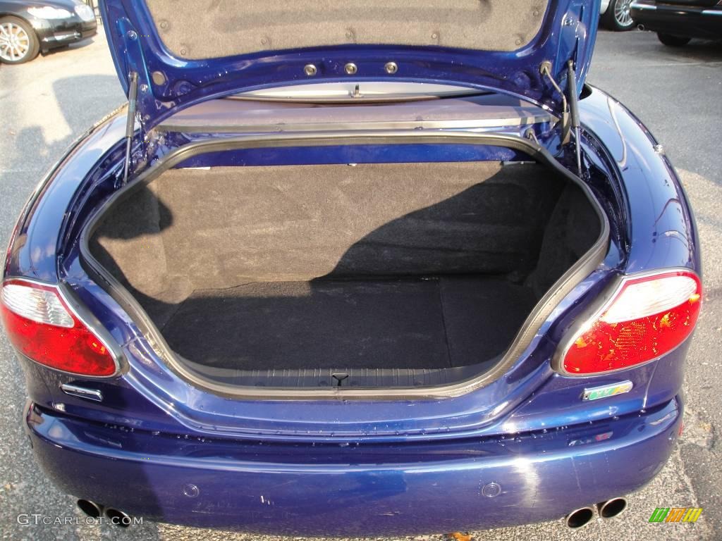 2005 XK XKR Convertible - Pacific Blue Metallic / Ivory photo #10