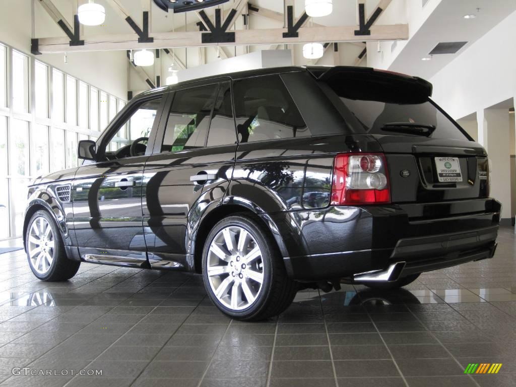 2009 Range Rover Sport Supercharged - Santorini Black / Ivory/Ebony photo #3