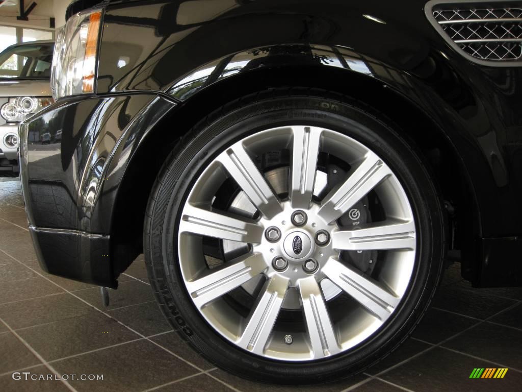 2009 Range Rover Sport Supercharged - Santorini Black / Ivory/Ebony photo #13