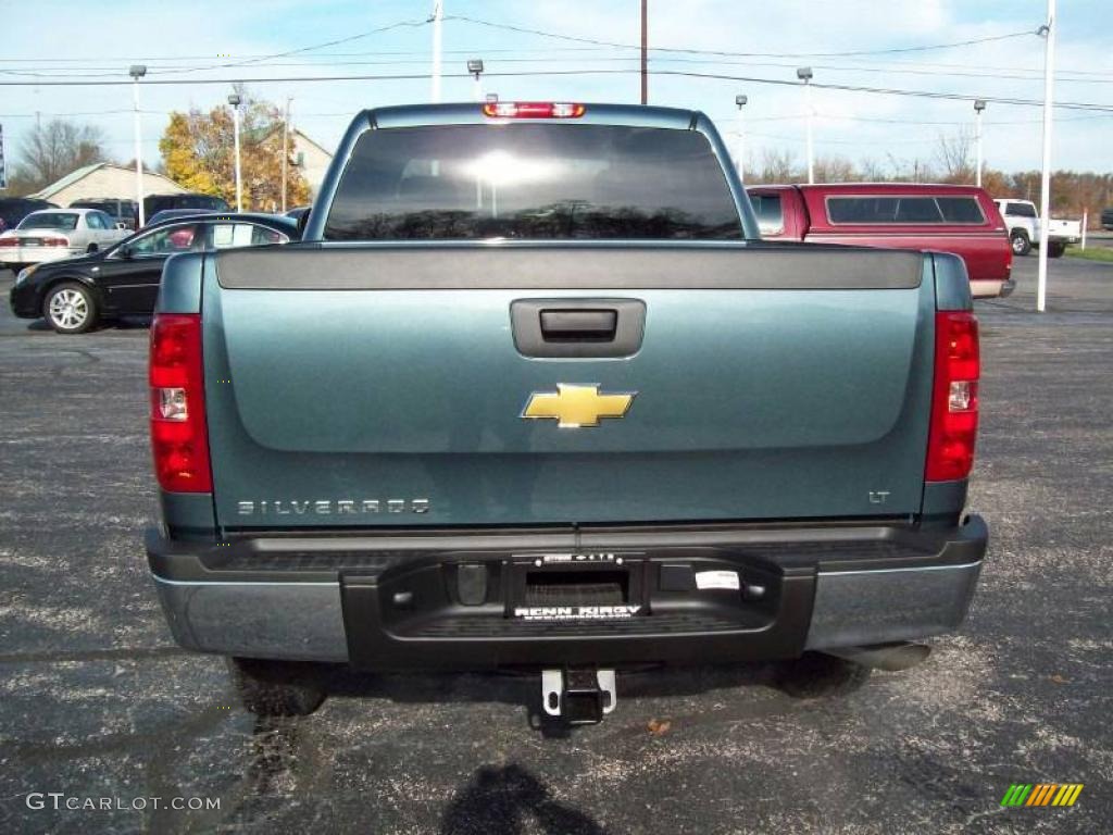 2010 Silverado 2500HD LT Crew Cab 4x4 - Blue Granite Metallic / Light Titanium/Ebony photo #7