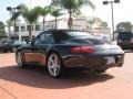 2008 Basalt Black Metallic Porsche 911 Carrera S Cabriolet  photo #3