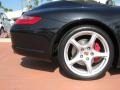 2008 Basalt Black Metallic Porsche 911 Carrera S Cabriolet  photo #15