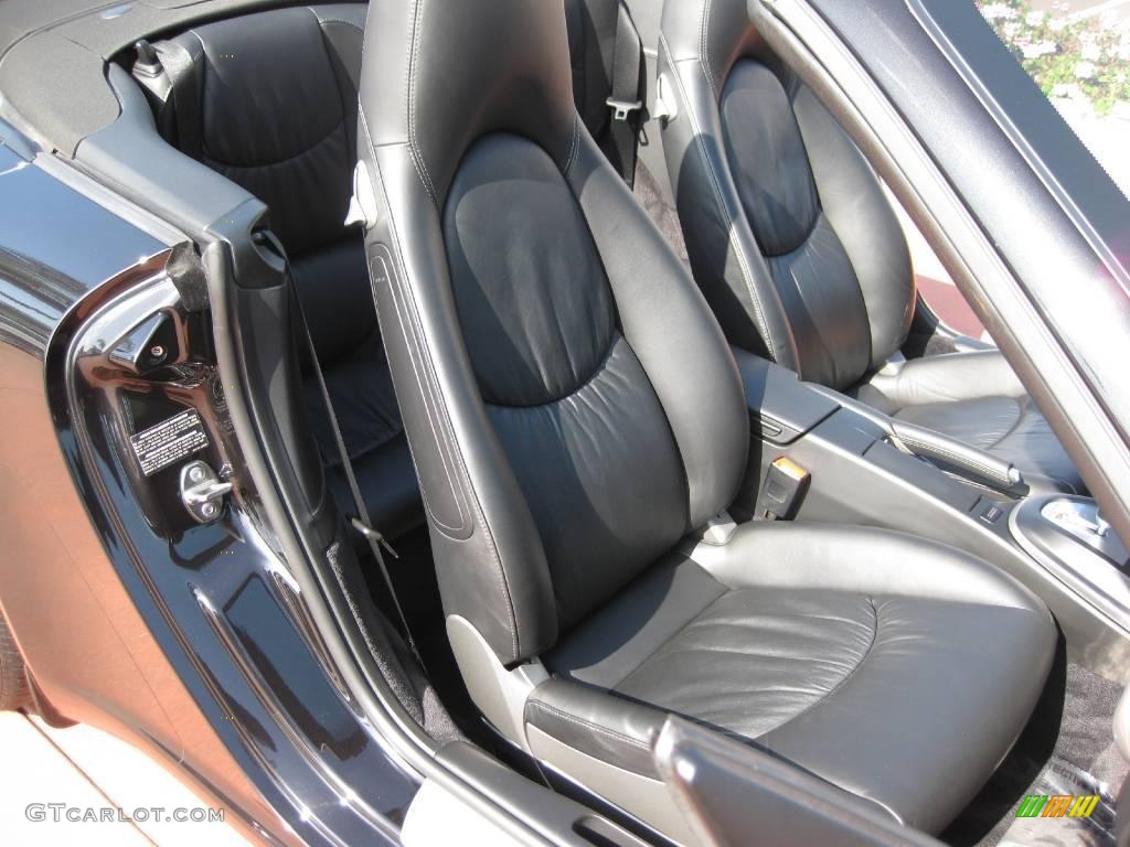 2008 911 Carrera S Cabriolet - Basalt Black Metallic / Black photo #19