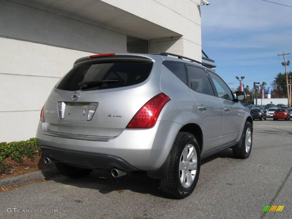 2006 Murano S AWD - Brilliant Silver Metallic / Charcoal photo #3