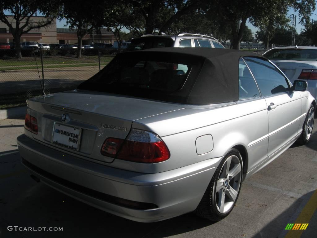 2006 3 Series 325i Convertible - Titanium Silver Metallic / Grey photo #3
