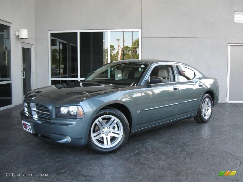 2006 Charger SXT - Magnesium Pearlcoat / Dark Slate Gray/Light Slate Gray photo #1