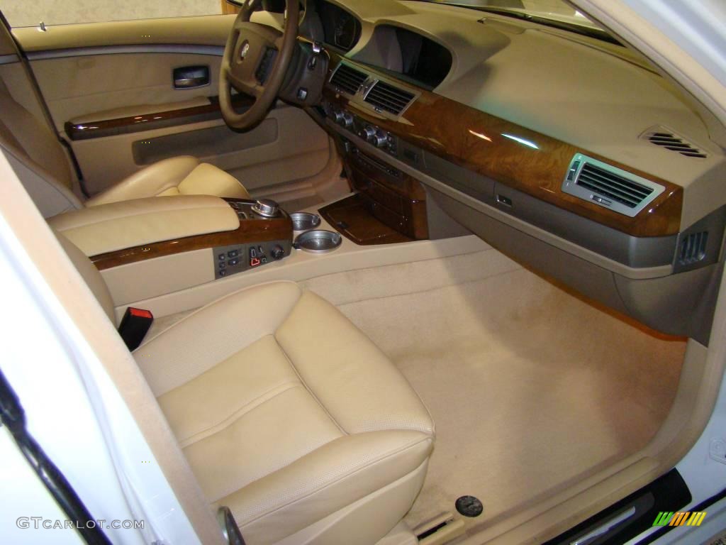 2007 7 Series 750Li Sedan - Alpine White / Beige photo #11