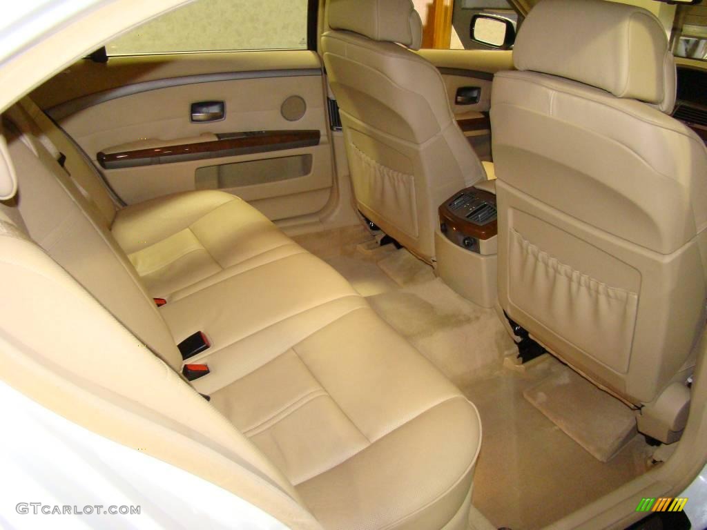 2007 7 Series 750Li Sedan - Alpine White / Beige photo #13