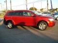 2009 Inferno Red Crystal Pearl Dodge Journey SXT  photo #7