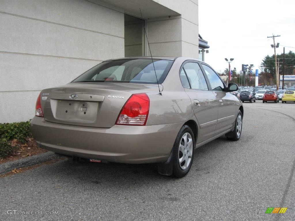 2006 Elantra GLS Sedan - Champagne Beige / Beige photo #3