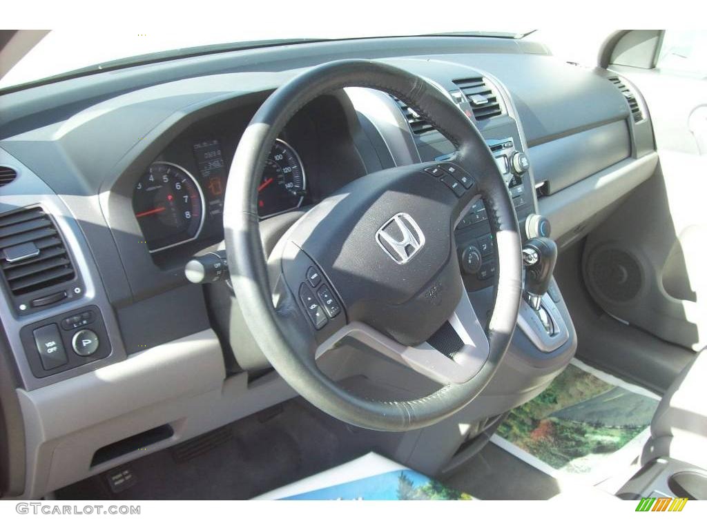 2007 CR-V EX-L 4WD - Taffeta White / Gray photo #5